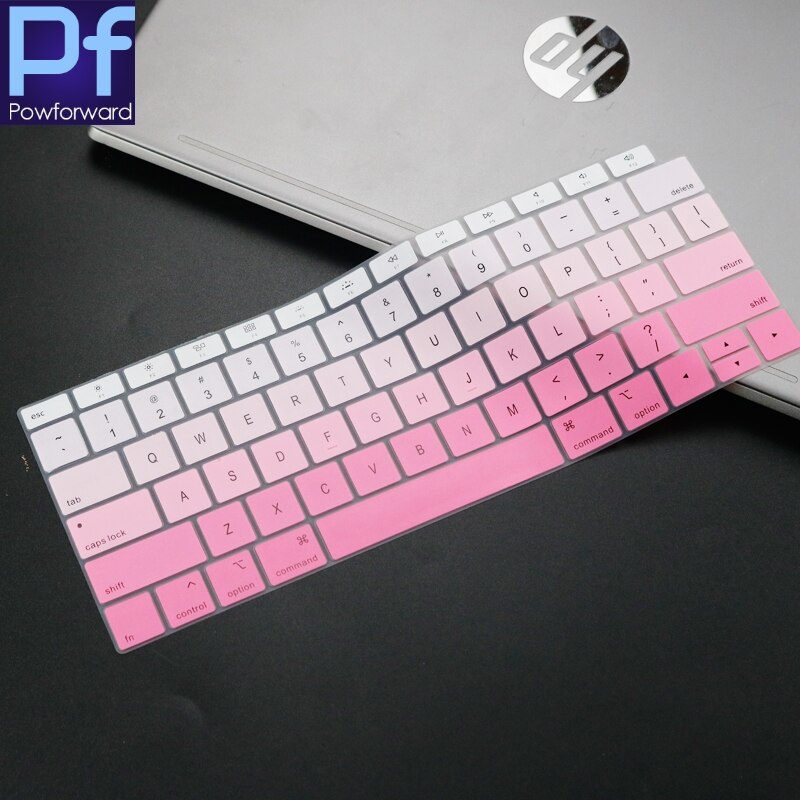 Silicone Keyboard Cover For MacBook Air 13 inch Release A1932 Touch ID Waterproof Dust-Proof Protective Skin: faderose