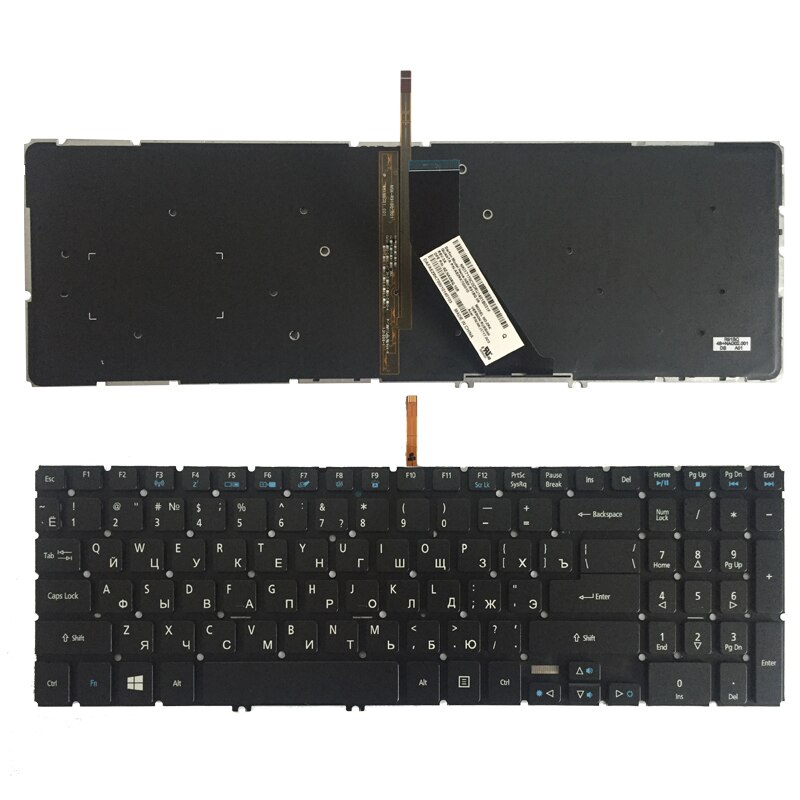 Russisch/Ru Laptop Toetsenbord Voor Acer Aspire V5-552 V5-552G V5-552P V5-572 V5-572G V5-572P V5-573 V5-573G V5-573P V5-583 Backlight
