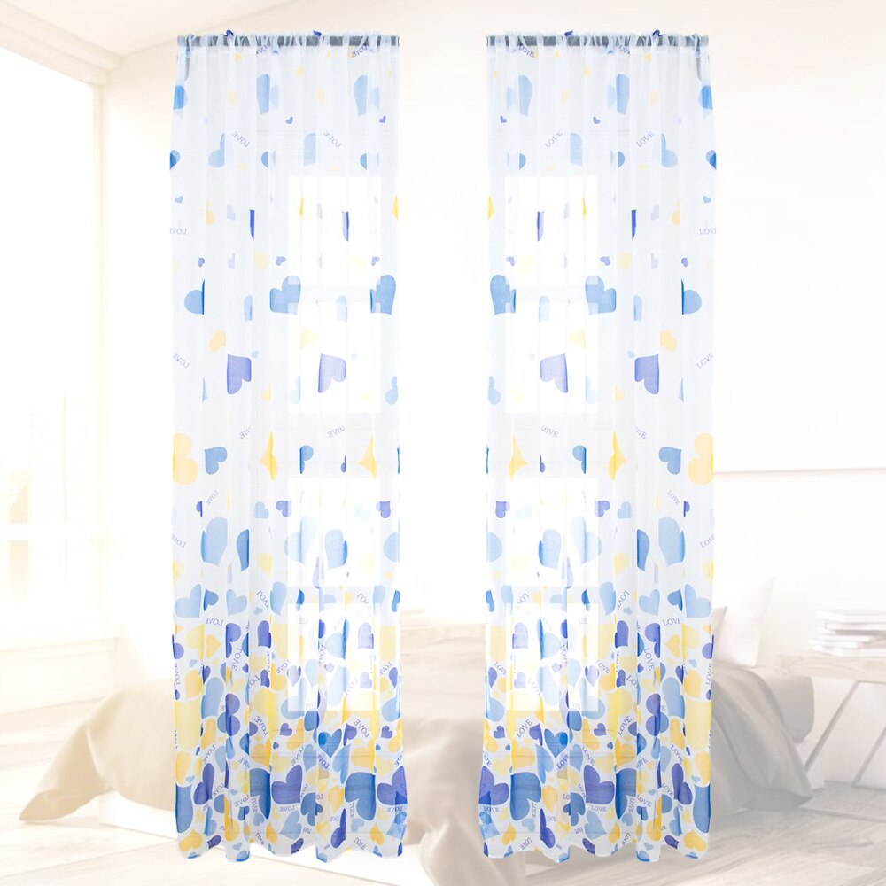 ZYY-Home curtain Marbling Stampa a Caldo Argento Stampa Voile Tenda Finestra Tende a Vela Trasparente Tenda a Pannello Tenda in Tessuto Voile per Tua Casa 2 Pannelli,Argento,W140xL270cm