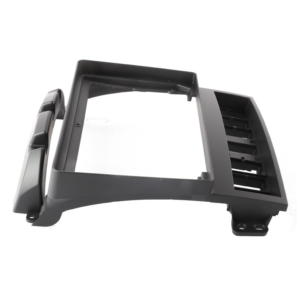 Dounle din black abs trim fascia frame for huanghai landscape  f1 refit car android radio navigation dvd monteringspanel