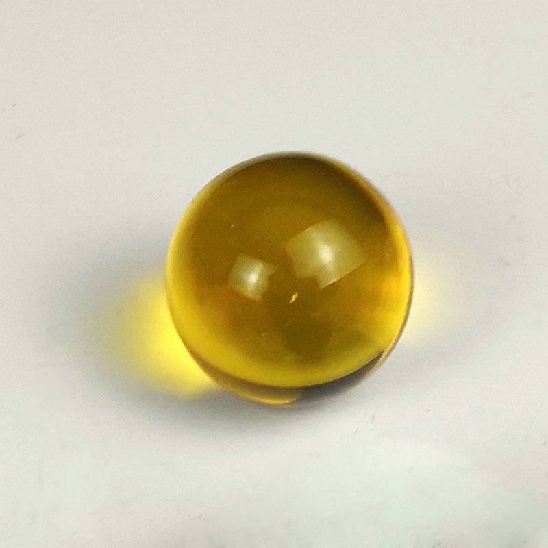40mm kolorowa kryształowa szklana kula magiczna kula kula fotografia dekoracyjna kula kryształbyć winnym rękodzieło prezent: żółty
