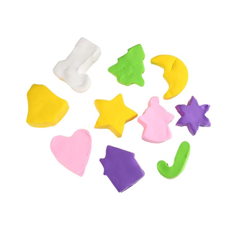 10Pcs Kerst Rvs Fondant Cakevorm Cookie Cutter Bakken Tool