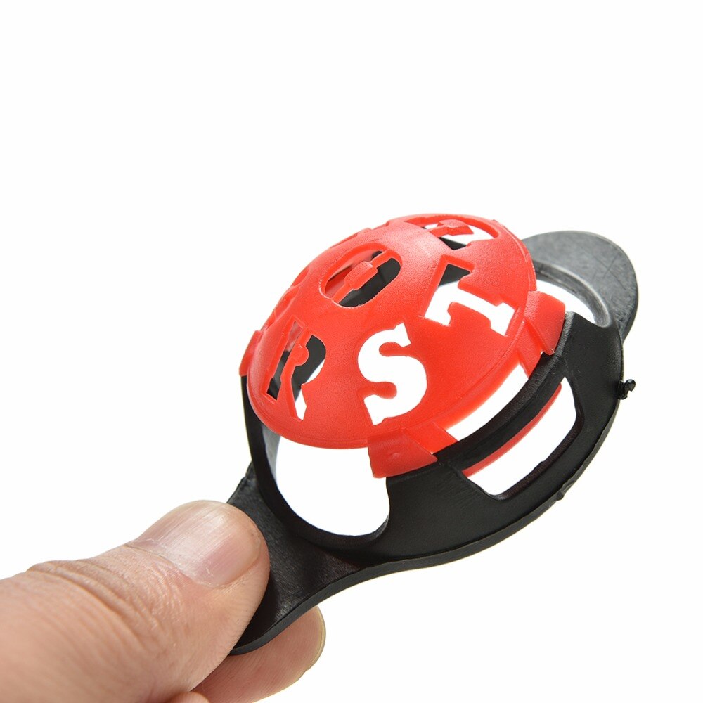 Golfbal lijn liner marker sjabloon tekening uitlijning markeringen bord gereedschap golf scriber accessoires 6 stuks/set