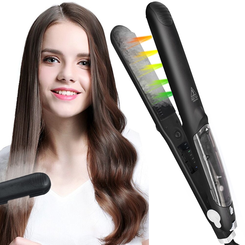 Steam Straightener Hair Straightening Brush Flat Iron Hair Straighteners Tourmaline Ceramic Hair Straight Machine