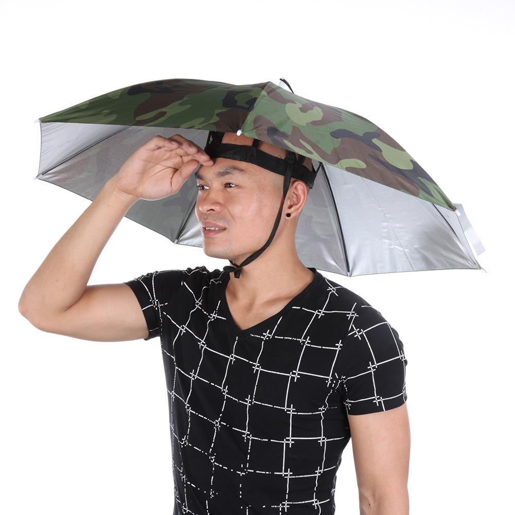 Chapeau de pêche pliable, équipement de pluie, parapluie pour pêche, randonnée, plage, chapeaux de tête, équipement de Camping en plein air, matériel Pesca