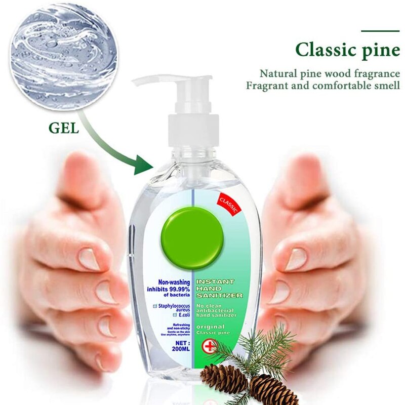 Gel de lavage sans rinçage de 200ml | Savon à mains Portable de nettoyage pour la maison, le bureau, le meilleur prix