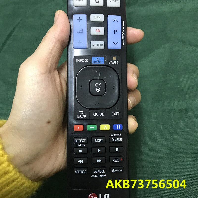 English version Suitable for LG LCD TV AKB73756504 remote control 22LV550 42LD490 22LV5500 English