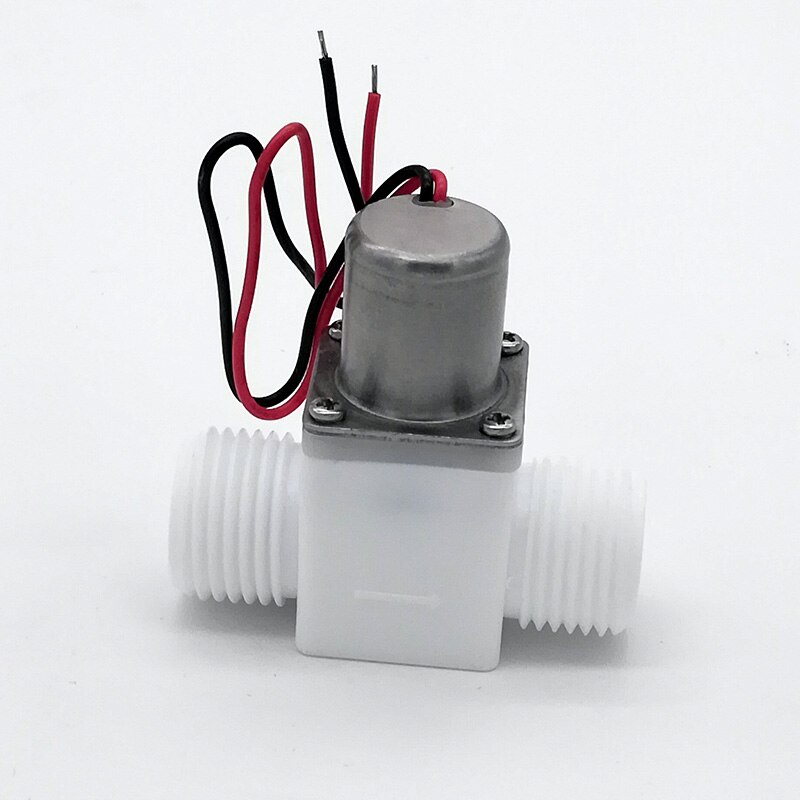 1/2" Plastic Micro Pulse Bistable Solenoid Valve for Sensor Sanitary Bathroom and Urinal Energy Saving Valve