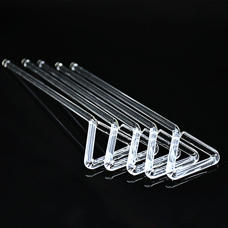 Glass Cell Coating Bar Triangular Cell Culture Dish Coated Stick 6 * 150 mm Cell Applicator Spatula Push Plates 10 pcs