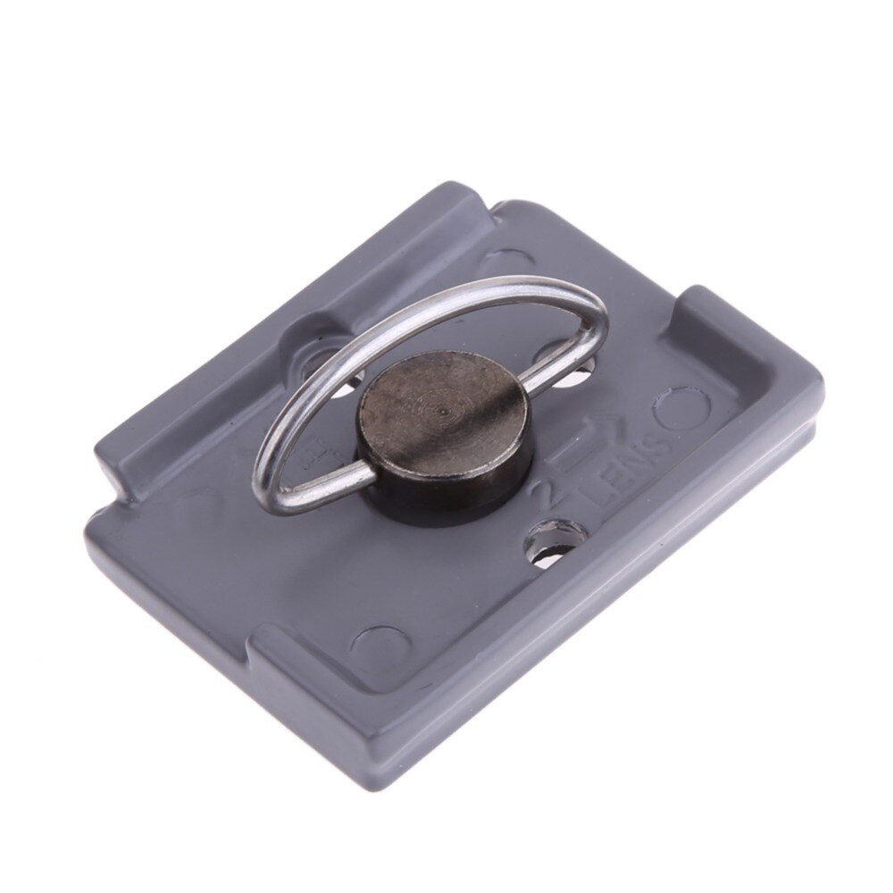 Black Metal alloy Camera 323 Quick Release Adapter with Manfrotto 200PL-14 Compat Plate