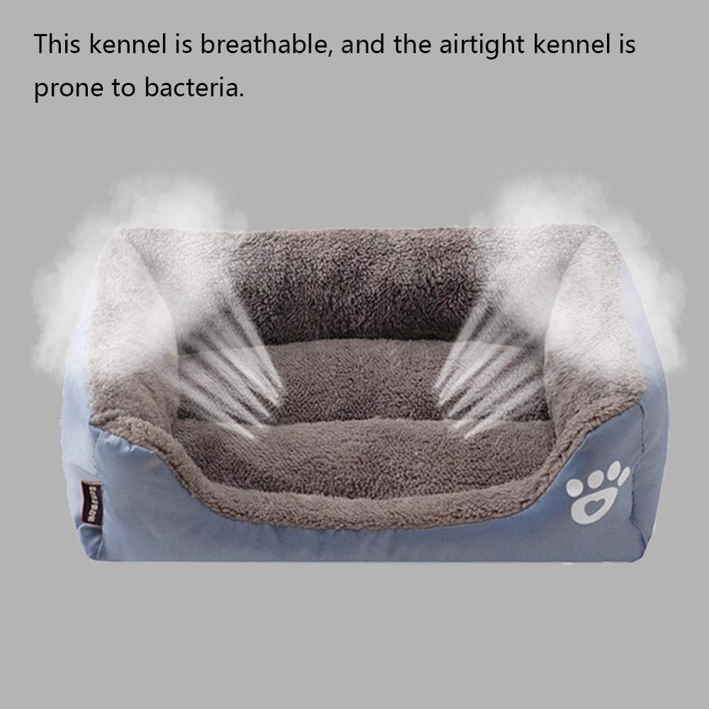 Xl-xxxl stor hundeseng supermyk varm kjæledyrseng egnet rektangulær sklisikker bunn vaskbar kjæledyrseng valpeunderlag katt sovehundunderlag