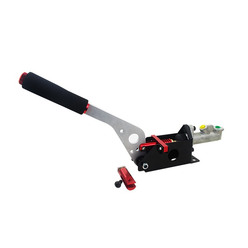 LZONE - UNIVERSAL HYDRAULIC HANDBRAKE E-BRAKE VERTICAL / HORIZONTAL DRIFT JR3632: Red