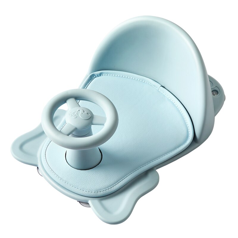 Baby Shower NewBorn Baby Bath Tub Ring Seat Infant Child Toddler Kids Anti Slip Safety Bathtub Bath Seat Support: Blue