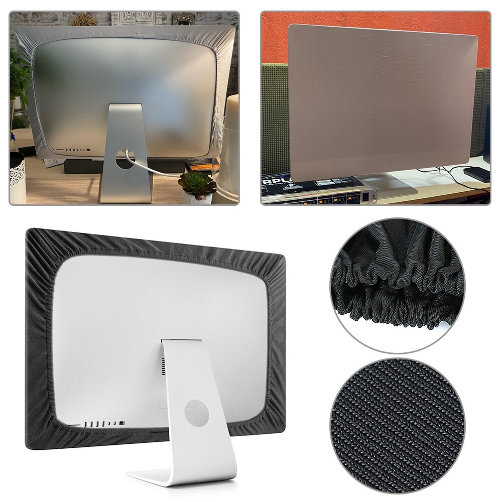 Dust-Proof Monitor Beschermhoes Voor 27Inch Voor Imac Macbook Pro Air Flexibele Polyester Computer Stofkap