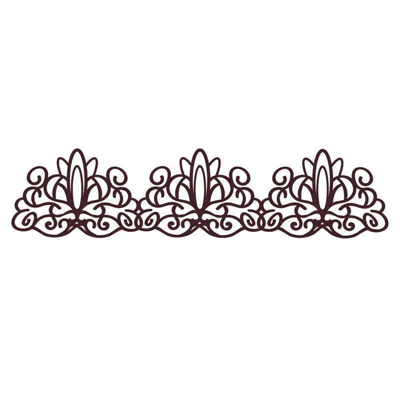 Kokorosa dentelle bordure cadre métal matrices de découpe Scrapbooking pour la fabrication de cartes gaufrage pochoir découpé artisanat matrices pour