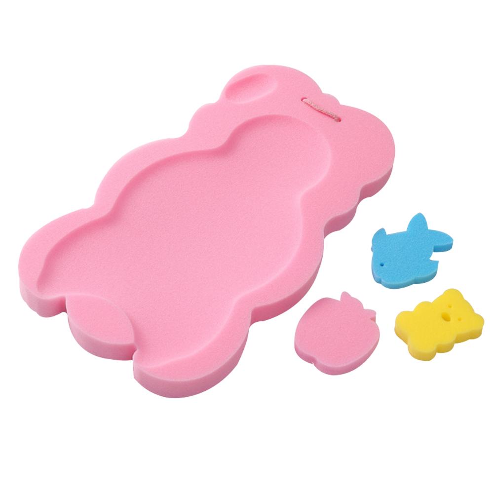 Baby Anti-slip Sponge Foam Pad Imitation Of Uterus Environment Baby Bath Tub Bathing Pad Infant Shower Baby Care: E