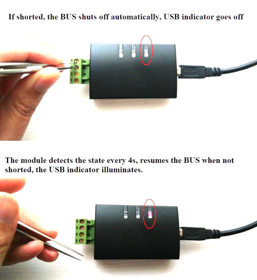 Usb till mbus master omvandlare kommunikationsmodul eller usb till mbus slavmodul för smart styrning / energivärmemätare felsökning
