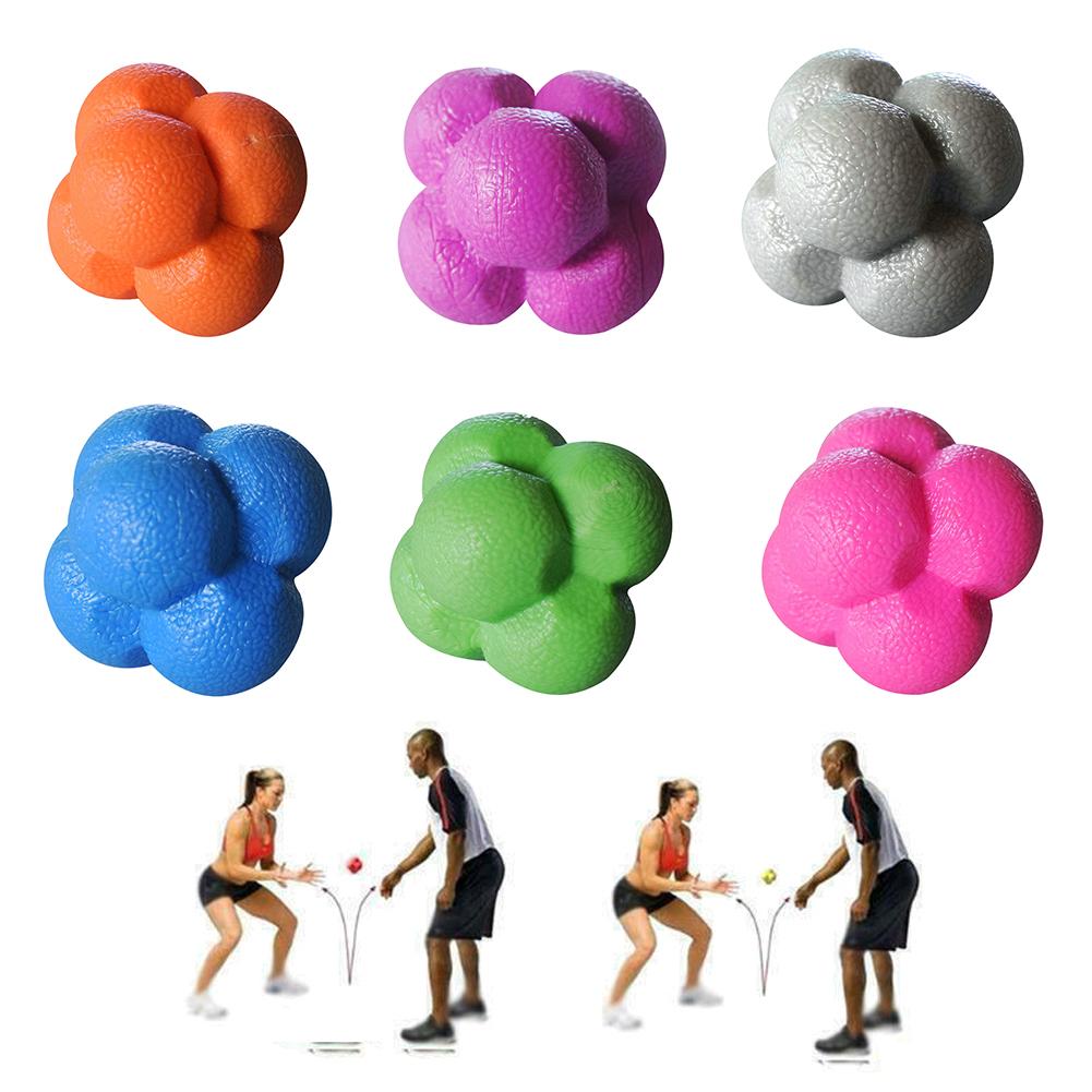 Fitness hexagonal reaktion boll smidighet koordination reflex träning motionär