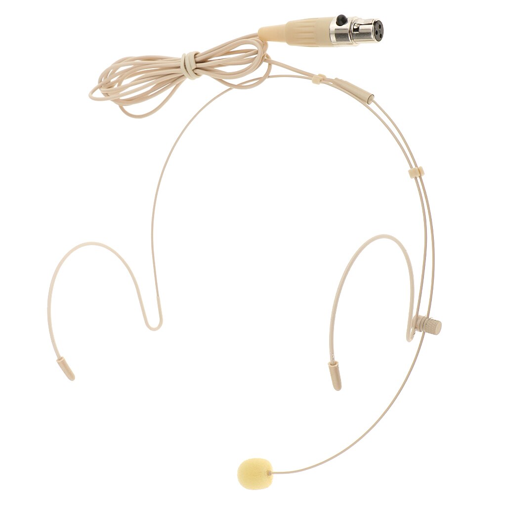 Wired Ear Hook Headphones / Microphone Skin Color Headband