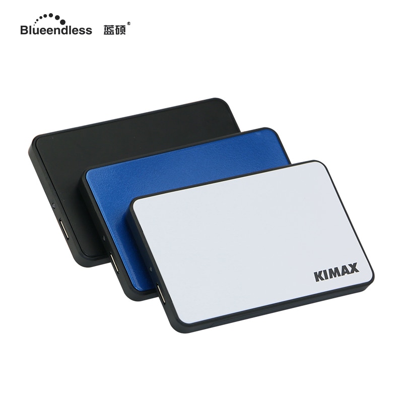 Blueendless Tool free hdd box 2.5 sata hdd externo external hard drive case 2.5" hard disk case plastic hdd case 2.5 usb 3.0