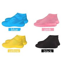 Cubiertas de zapatos de látex antideslizantes, reutilizables, impermeables, para botas de lluvia, UD88