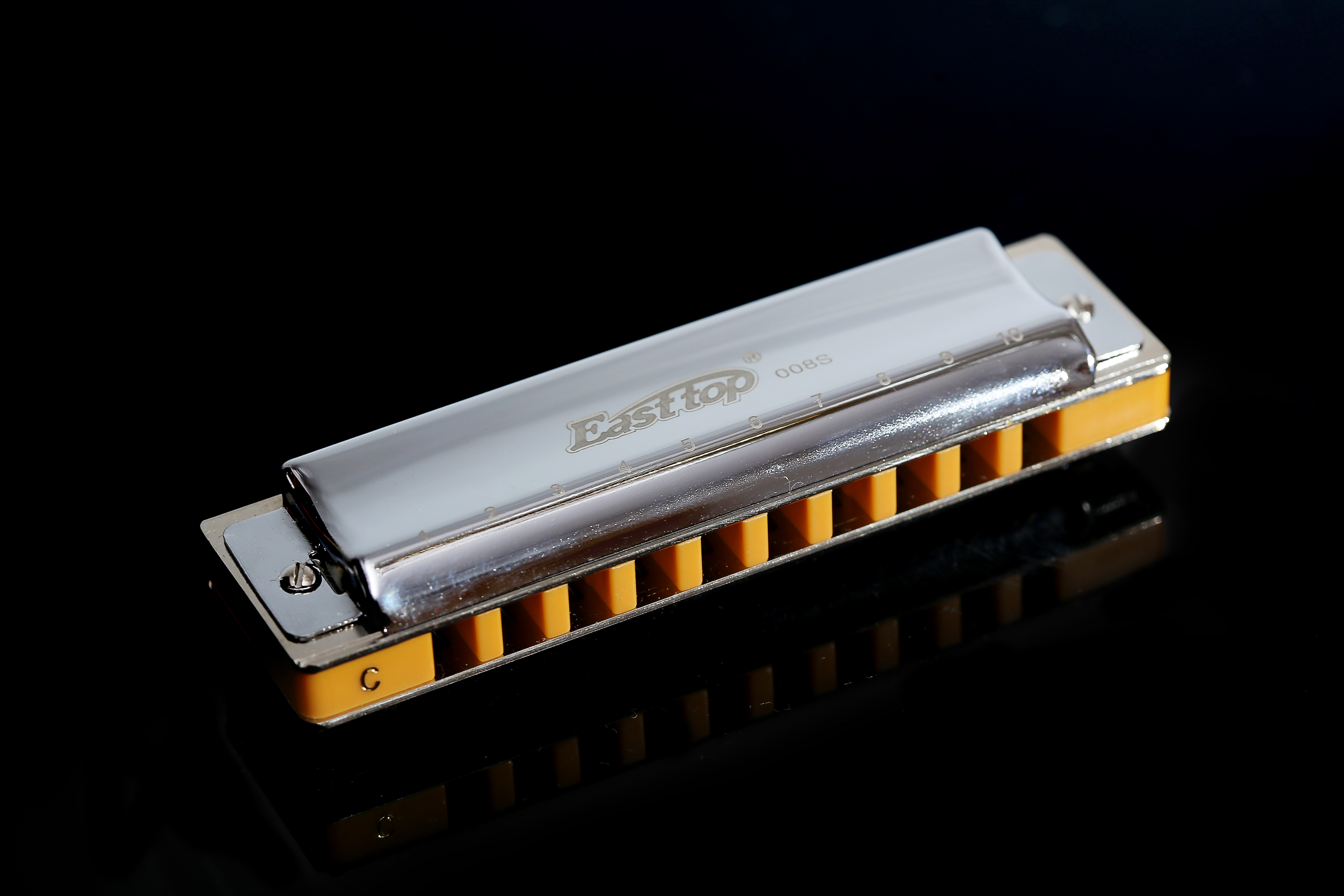 EASTTOP bules harp T008S,mouth organ,10holes diatonic harmonica for beginner,player