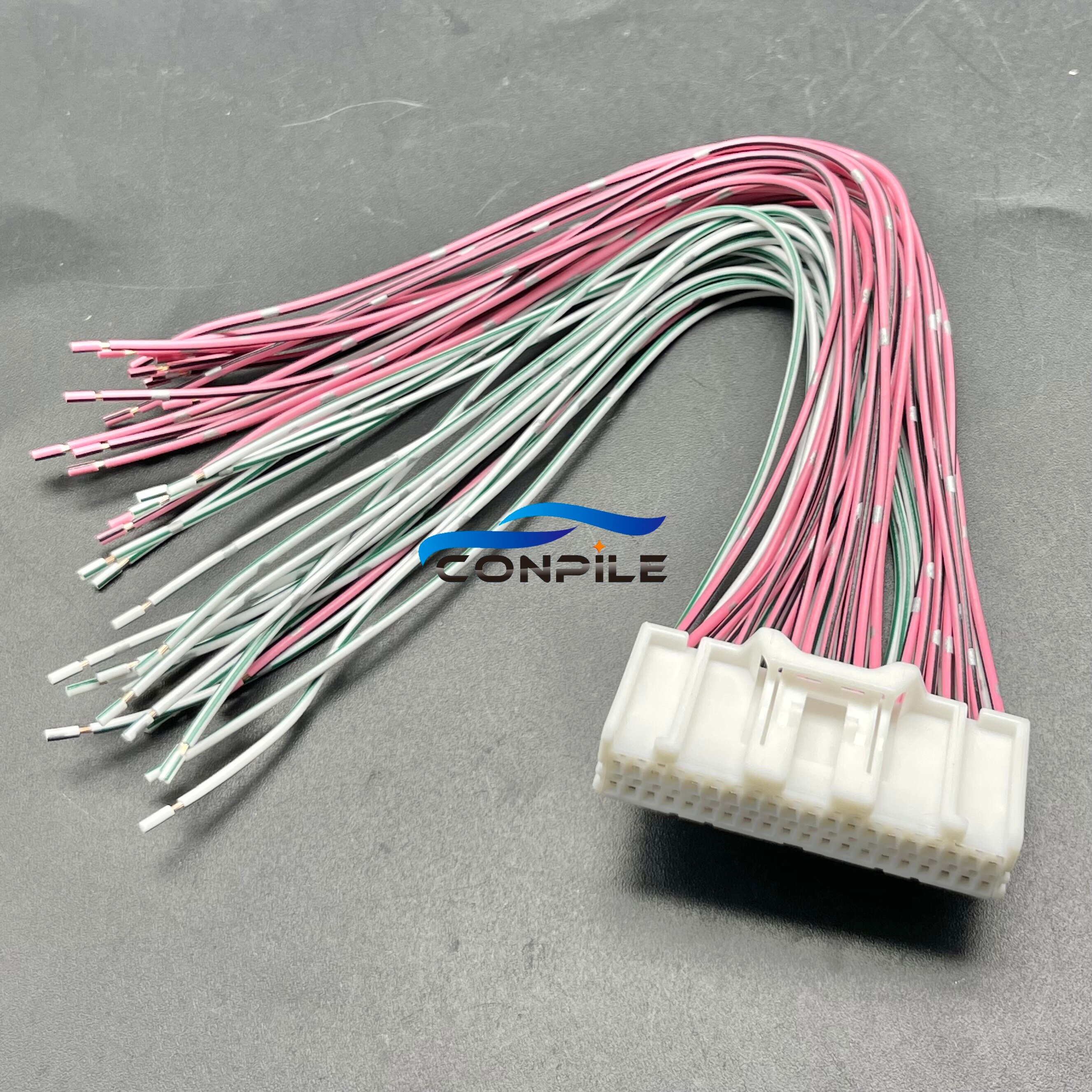 1pc for Toyota Corolla Nissan car dashboard plug connector 2X20 40PIN wire line cable male female housing: female cable