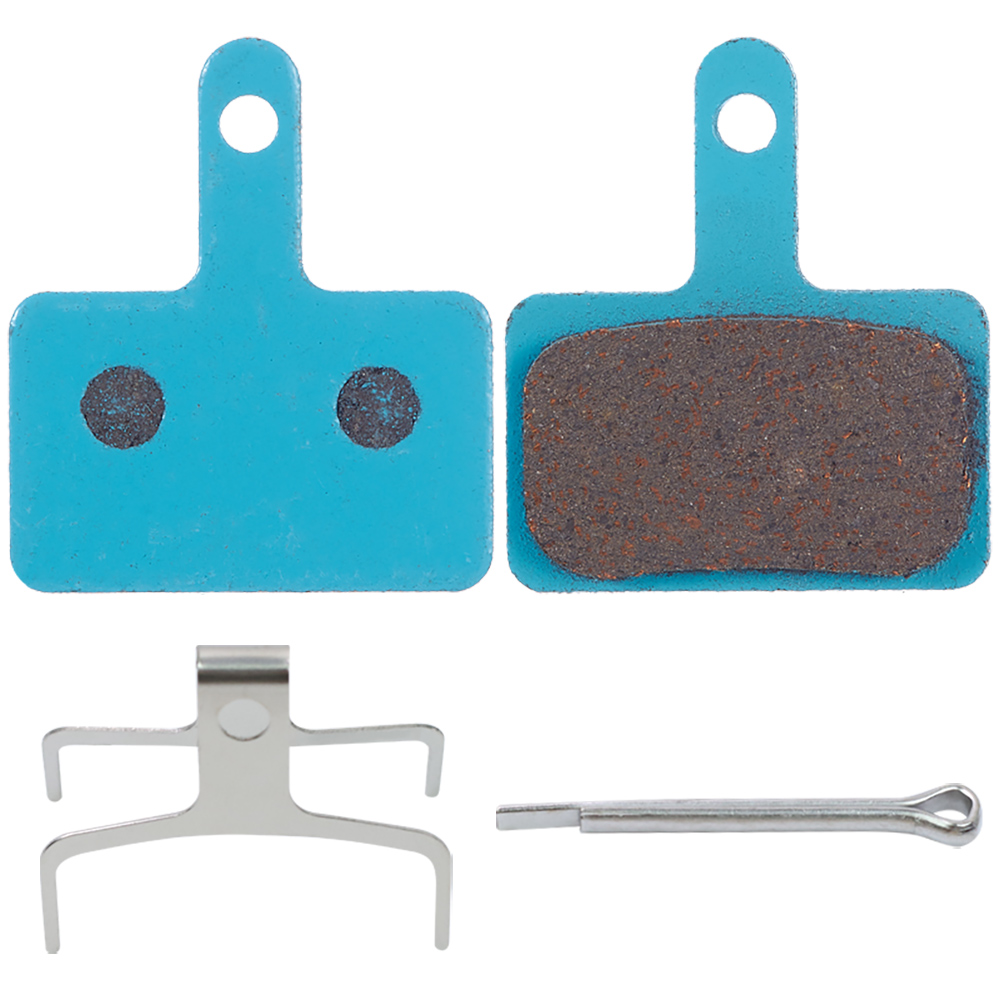 MOTSUV Bicycle Disc Brake Pads MTB Bike BB5 BB7 Pads Wear-resistant Blue Half Metal High Strength Steel Backplate Cycling Parts