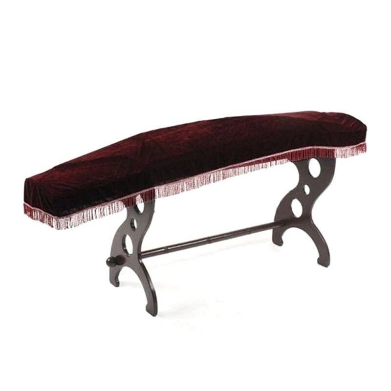 Praktische instrument stofkap fluwelen hoezen citer versierde muziek stofdichte handige hoezen guzheng accessoires