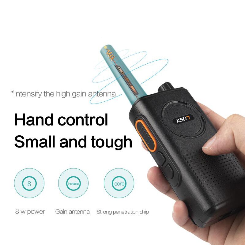KSUN X-30XKB Mini walkie-talkie ricetrasmettitore Fm professionale Uhf Radio bidirezionale portatile Radio Radio talkie-walkie Wireless