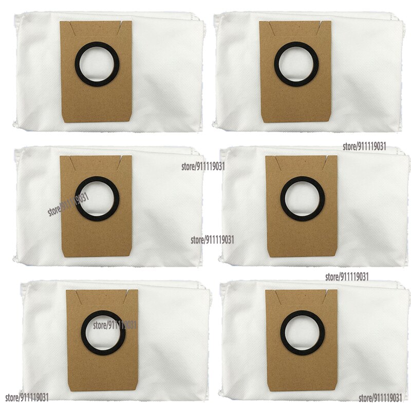 Sacs de poussière pour aspirateur Robot ECOVACS DEEBOT X1 OMNI, sacs anti-fuite de grande capacité, pièces de rechange, accessoires: 6PCS Dust Bag