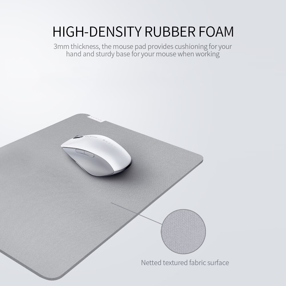 Razer Mouse Pad Pro Glide Mouse Pad Soft High-Density Rubber Foam Mouse Mat Anti-Slip Mouse Pad 360*275*3mm