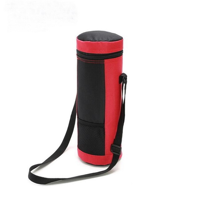 Oxford Cooler Bag for Bottle Waterproof Thermal Cans Bag for Women Kids Lunch Box Keeping Fresh Insulated Bottle Bag: Red 6L