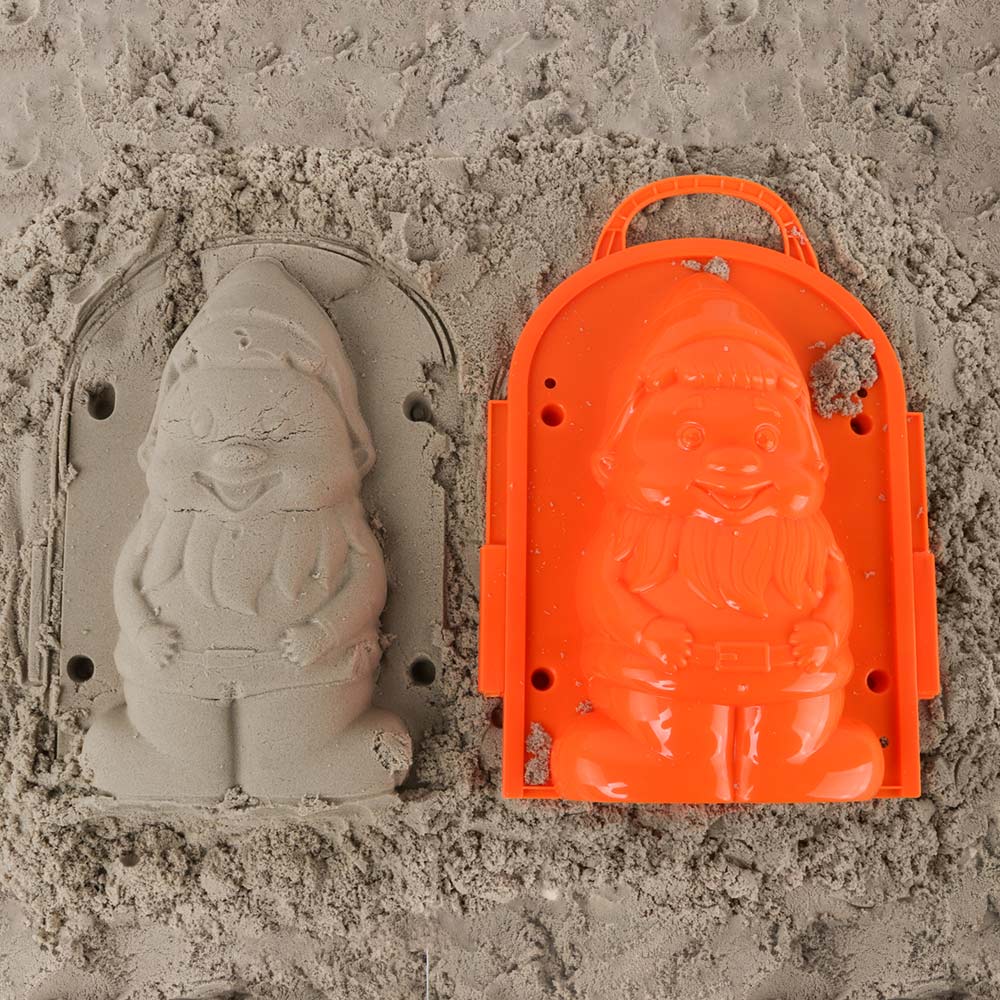 Beach Sand Game 3D Cartoon Mold Beach Snow Sand Model Children's Model Toys Children Outdoor Beach Playset: 39008-6