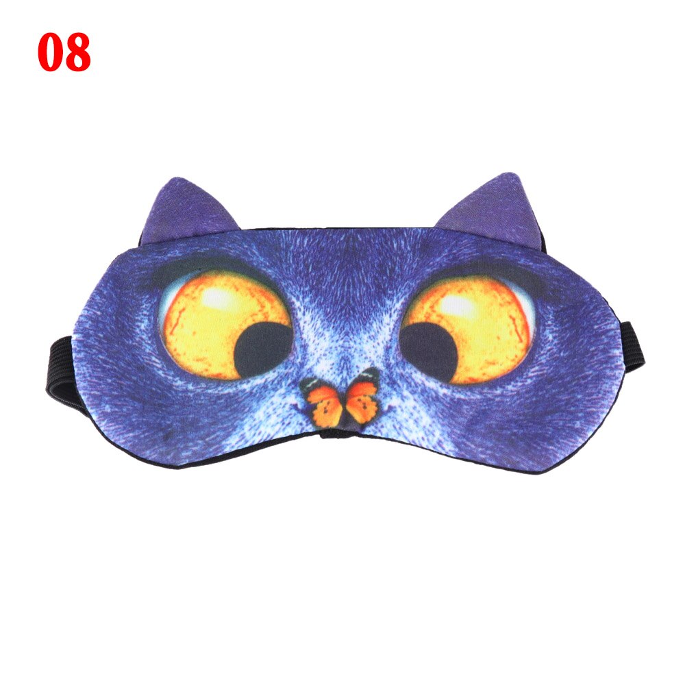 Almohadillas para dormir antifaz acolchado opaco, ayuda para relajar los ojos, sombreado, parche para los ojos, gafas, herramienta de viaje: 8