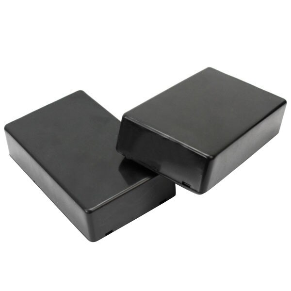 Caja de proyectos de bricolaje, carcasa de plástico para electrónica, caja de conexiones pequeña para escritorio, 100x60x25mm, Abs