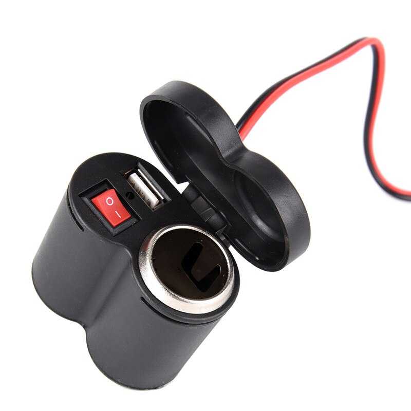 Verkoop Usb Power 12V-24V Waterdichte Motorfiets/Fiets Sigarettenaansteker