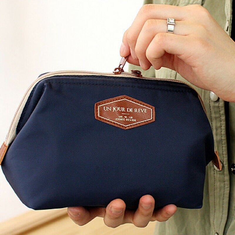 Neceser pequeño de viaje para maquillaje, bolsa de cosméticos, neceser, organizador de aseo personal, Mini bolsas herméticas