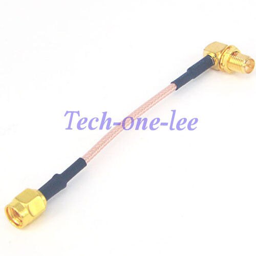 10 piece/lot RP-SMA Female to RP SMA Male Antenna Extension Pigtail Cable RG316 10cm