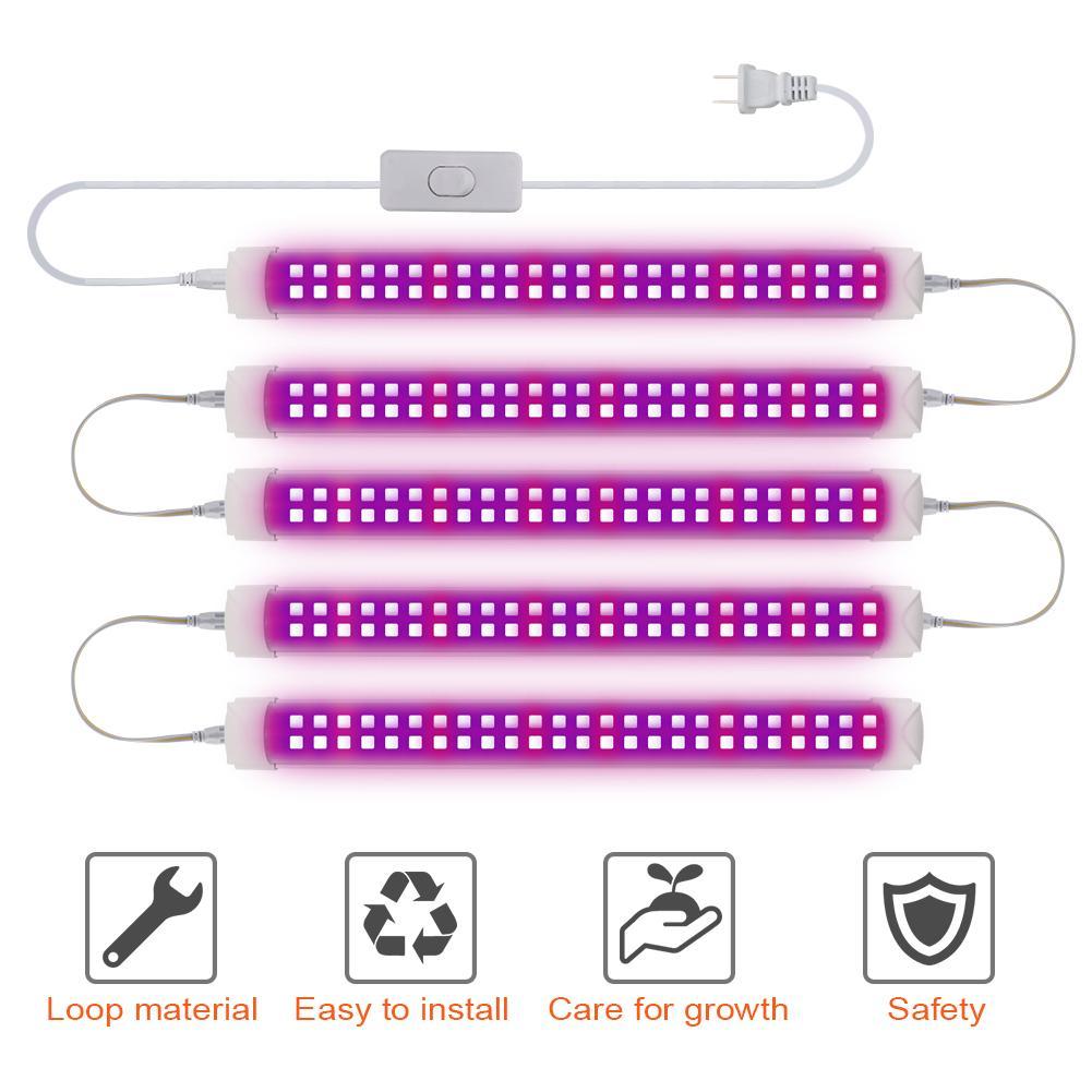 T8 crecer tubos de luz de espectro completo vegetales, plantas lámpara de 600W T8 luz de la planta bombillas Cob