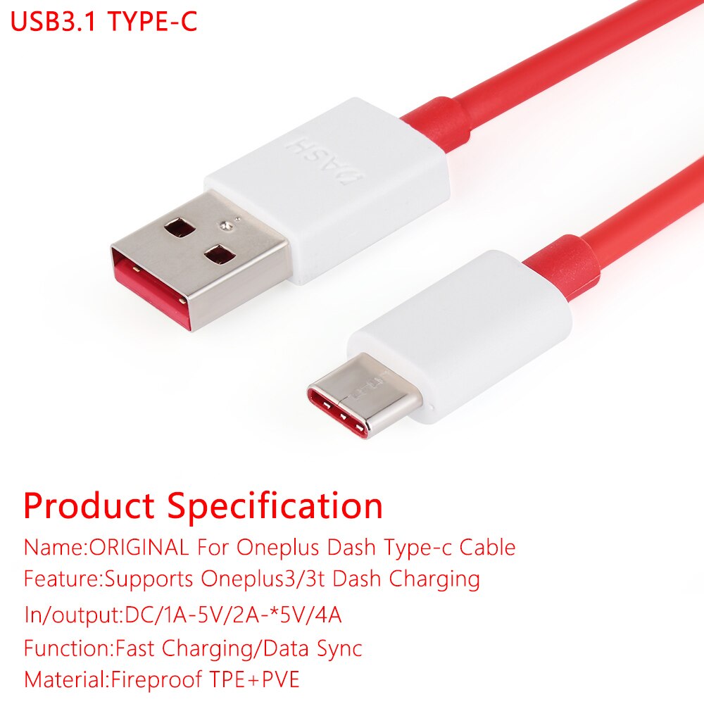 Original Oneplus 6 T Bindestrich Ladegerät Kabel USB 3.1 Typ C Für eins Plus 3 3 T 5 T 6 4A schnelle Hohe Geschwindigkeit 100 cm Ladung Energie Daten Kabel