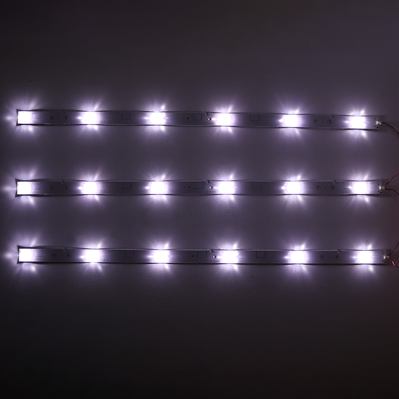 9 stuk/partij VOOR 32 inch 6 lamp LED licht bar Hisense LCD TV LED backlight aluminium substraat light strip 6V 6 licht 57CM