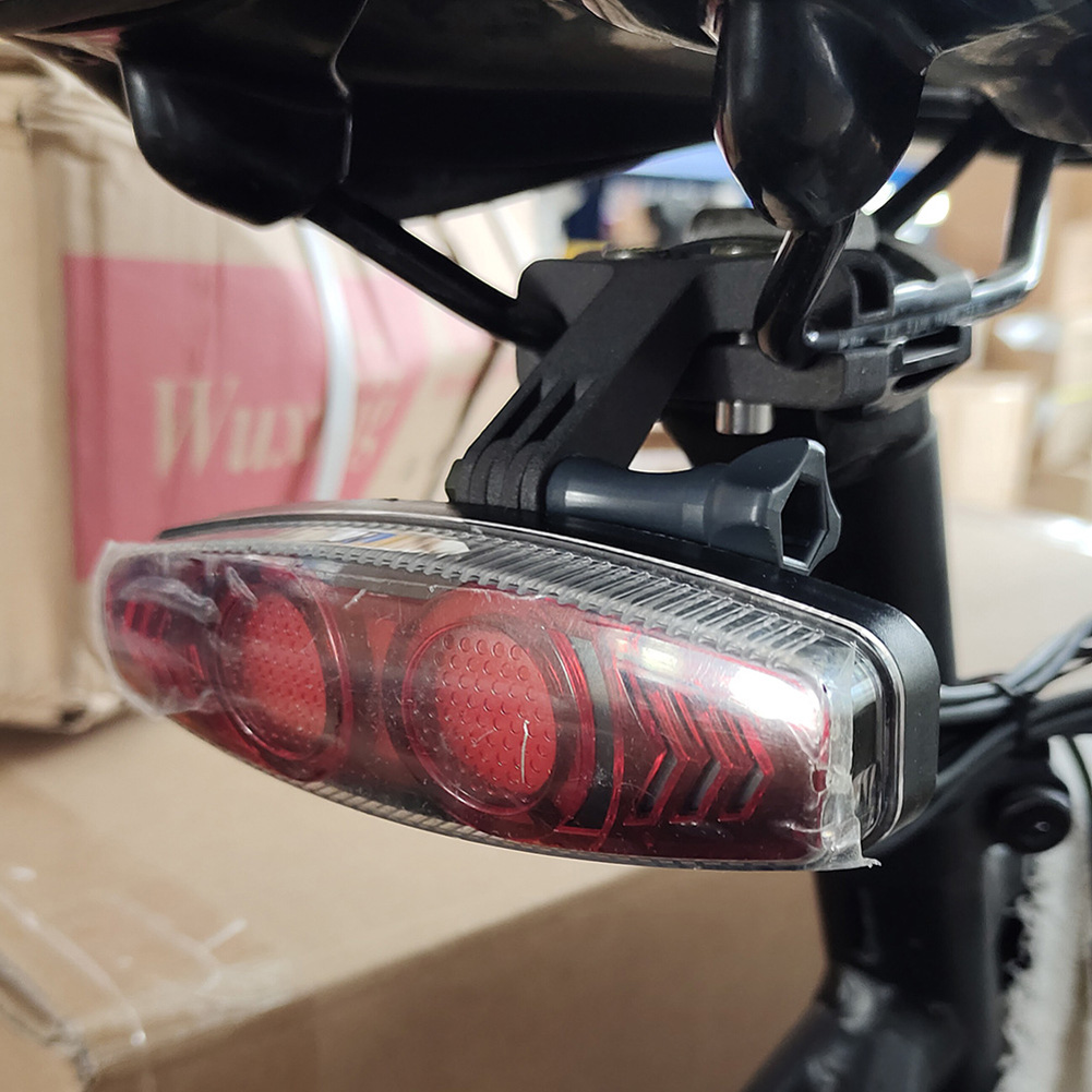 Elektrische Fahrrad Sattel Rücklicht Halterung Kompatibel Für-Gopro Kamera Halterung Fahrrad Lampe Unterstützung Zubehör