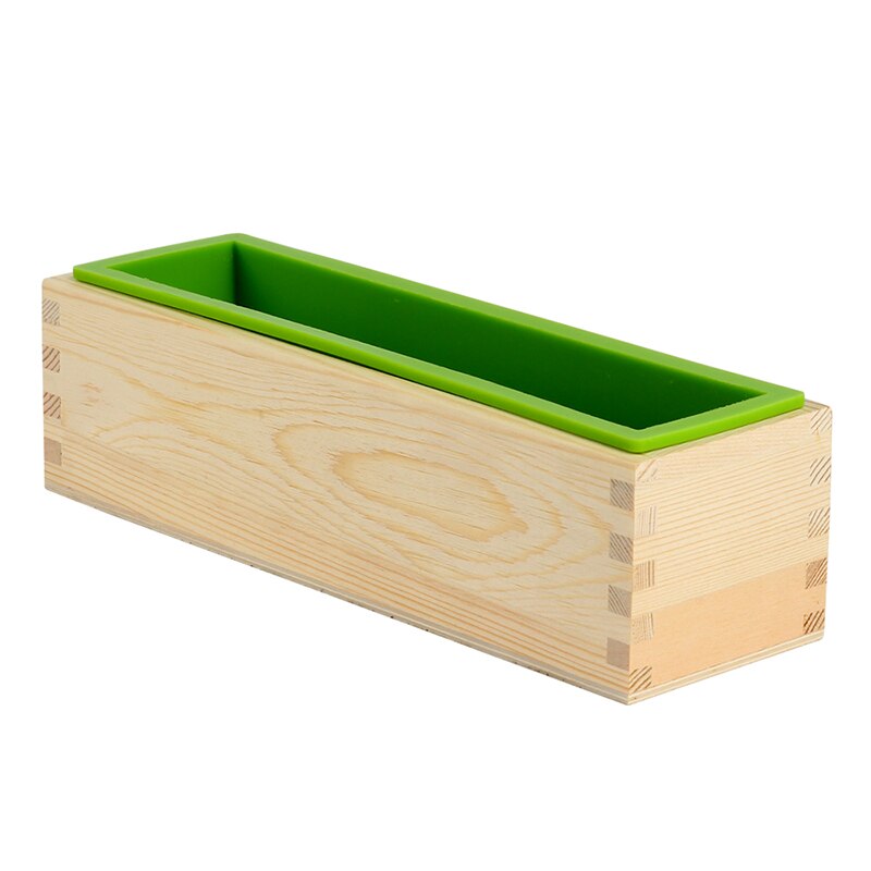 Silikon Formen für Seife Rechteckige Holzkiste mit flexibel Liner Hausgemachte Laib Formen Seife, Der Werkzeug