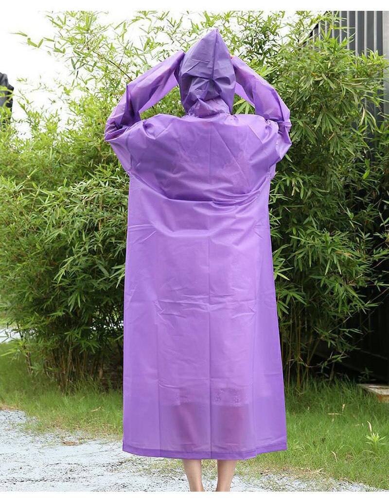 Poncho Long imperméable à capuche pour femme, imperméable, imperméable, pour adulte