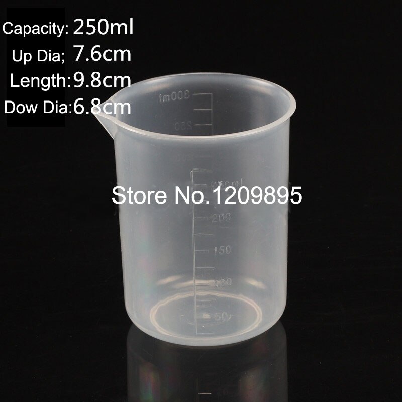 25ml-5000ml Plastic Calibration Measuring Cup Laboratory/Cook supplies Beaker