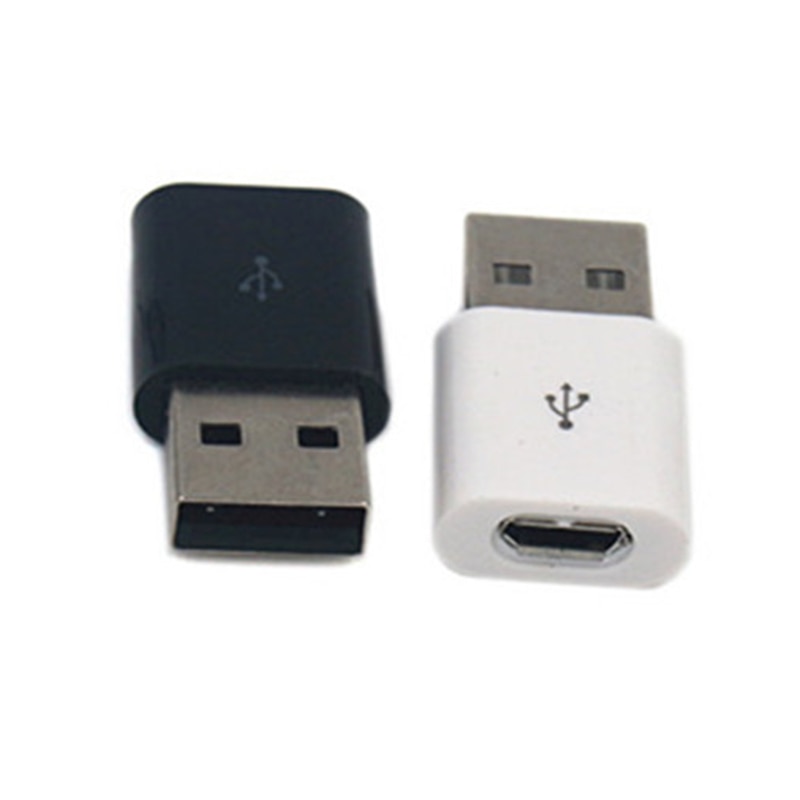 2 Colors Micro Female To USB Male Data Charge Adapter Converter Portable Safety Micro Female To USB Male Charge Connector Mini A