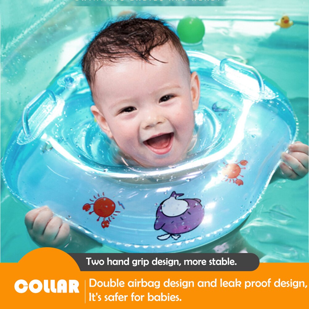 Flotador para cuello de bebé recién nacido, anillo flotante para bebé, baño de seguridad infantil, accesorios de piscina