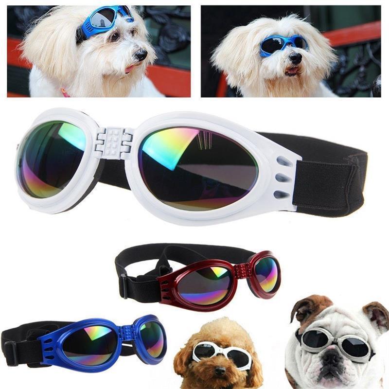 5 Kleuren Opvouwbare Hond Bril Medium Grote Hond Huisdier Bril Huisdier Eyewear Waterdichte Hond Bescherming Goggles Uv Zonnebril