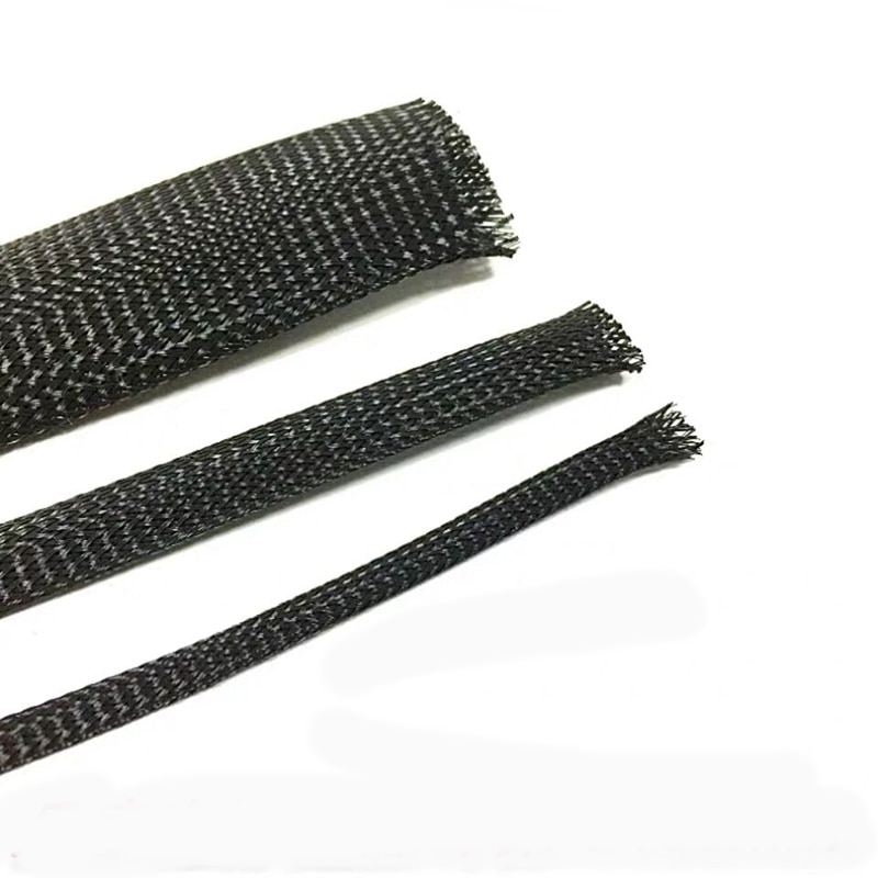 10M PET Gevlochten Kabel Mouw Uitbreidbaar Bescherming Kabelhuls Mantel Draad Audio Mouw voor Indoor Tuinslang 4/ 6/8MM